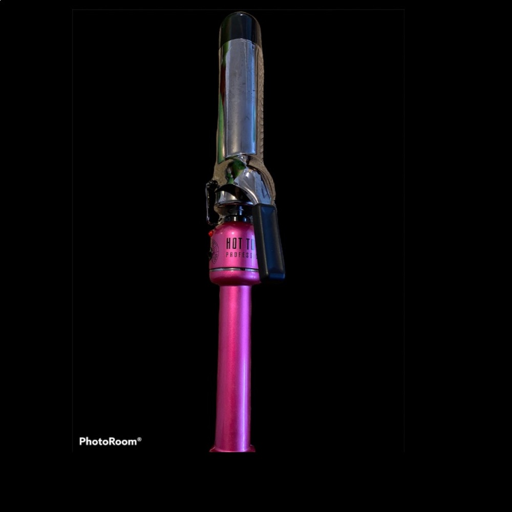 Hot pink big barrel curling iron -Hot Tools brand